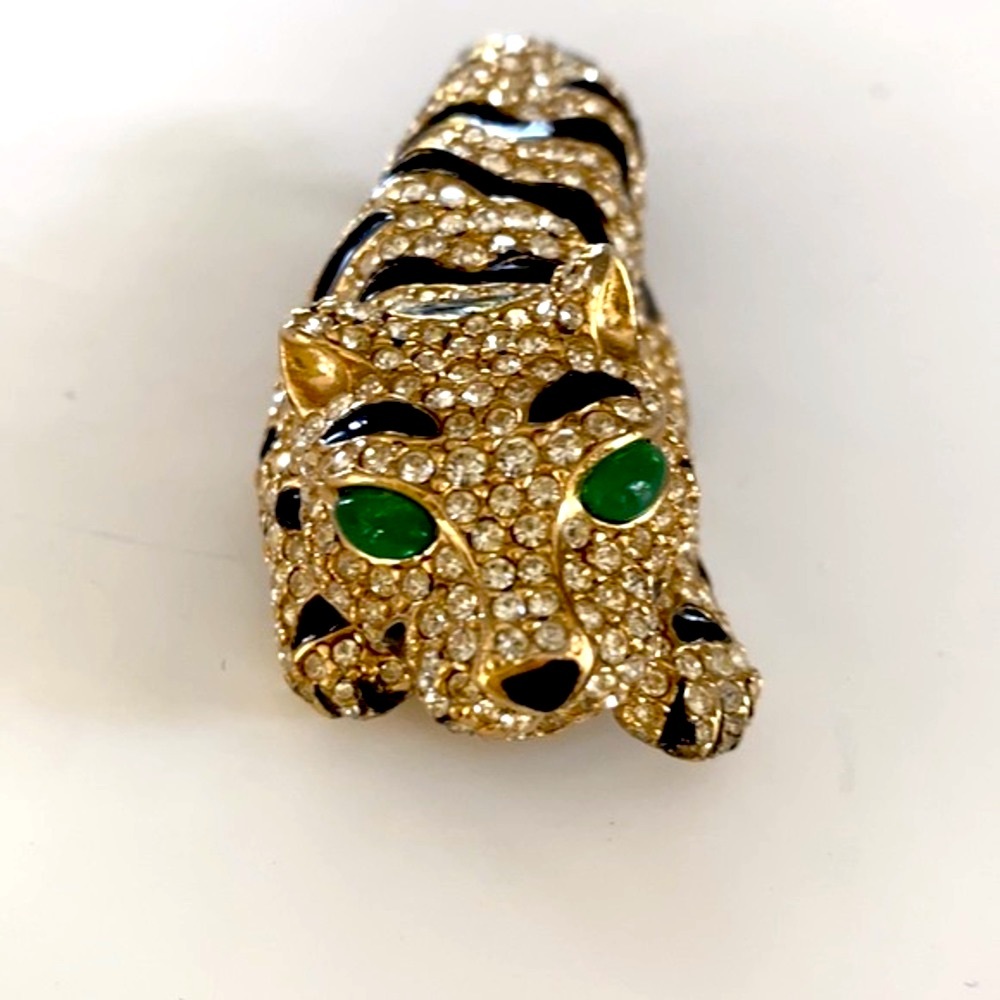 Vintage Ciner Leopard Brooch